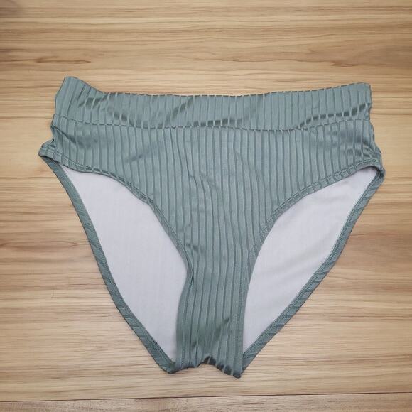 Aqua Couture Womens Olive Adjustable Strap Two Piece Bikini Set Size Medium - Picture 4 of 9